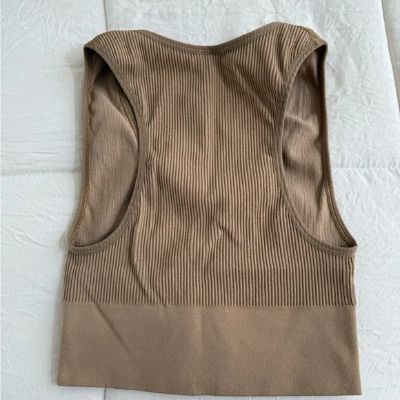 Sunday Best Cropped Ribbed Tank - Picture 2 of 2